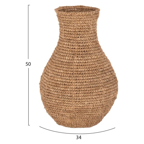 ΔΙΑΚΟΣΜΗΤΙΚΟ ΒΑΖΟ ΔΑΠΕΔΟΥ HM7866 ΑΠΟ ΨΑΘΑ ΦΟΙΝΙΚΑ ΣΕ ΦΥΣΙΚΟ Φ34x50Υεκ. - Image 2