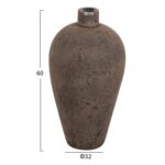 ΔΙΑΚΟΣΜΗΤΙΚΟ ΒΑΖΟ ΔΑΠΕΔΟΥ ZATI HM7929 ΤΕΡΑΚΟΤΑ ΣΕ ΓΚΡΙ ΑΠΟΧΡΩΣΗ Φ32x60Y εκ. - Image 2