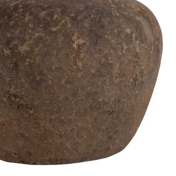 ΔΙΑΚΟΣΜΗΤΙΚΟ ΒΑΖΟ ZATI HM7931 ΤΕΡΑΚΟΤΑ ΣΕ ΓΚΡΙ ΑΠΟΧΡΩΣΗ Φ34x26Υεκ. - Image 5