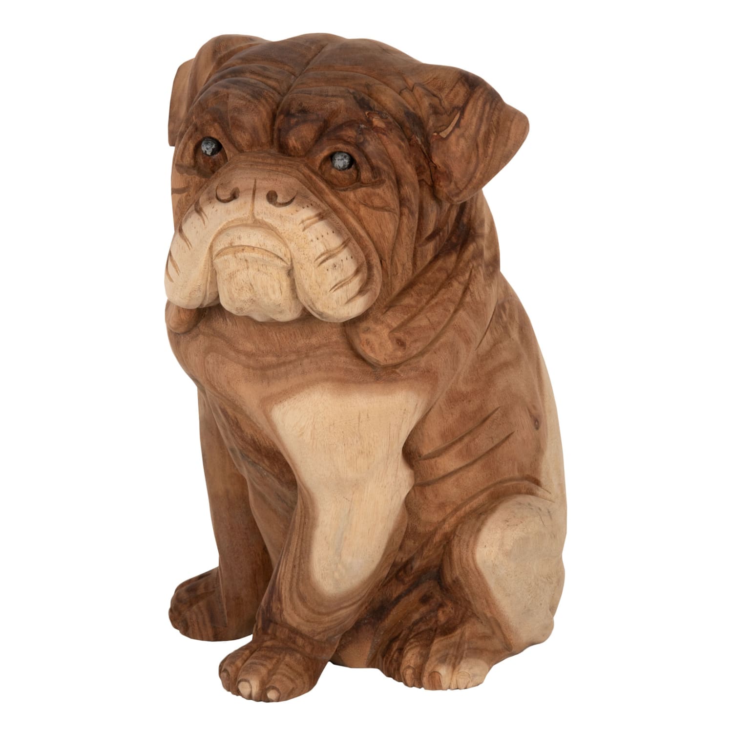 HM7924 ΔΙΑΚΟΣΜΗΤΙΚΟ ΔΑΠΕΔΟΥ DOZER BULLDOG ΞΥΛO SUAR ΣΕ ΦΥΣΙΚΟ ΧΡΩΜΑ HM7924 26x27x40Y εκ. - Image 1