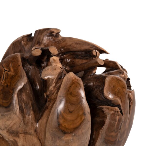 ΔΙΑΚΟΣΜΗΤΙΚΟ ΔΑΠΕΔΟΥ CLEM HM9652 ΑΚΑΝΟΝΙΣΤΗ ΣΦΑΙΡΑ-ΞΥΛΟ ΤΕΑΚ ΜΕΓΕΘΟΣ ΜΕΓΑΛΟ Φ50εκ. - Image 5