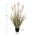 ΔΙΑΚΟΣΜΗΤΙΚΟ ΣΥΝΘΕΤΙΚΟ ΦΥΤΟ ΗΜ4014 GRASS + ΦΤΕΡΑ ΣΕ ΓΛΑΣΤΡΑ Φ14,5x12,5-95Yεκ. - Image 2