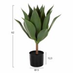 ΔΙΑΚΟΣΜΗΤΙΚΟ ΣΥΝΘΕΤΙΚΟ ΦΥΤΟ HM7998 ΠΛΑΤΥΦΥΛΛΗ ΑΓΑΥΗ ΣΕ ΓΛΑΣΤΡΑ Φ15x12,5-62Υεκ. - Image 2