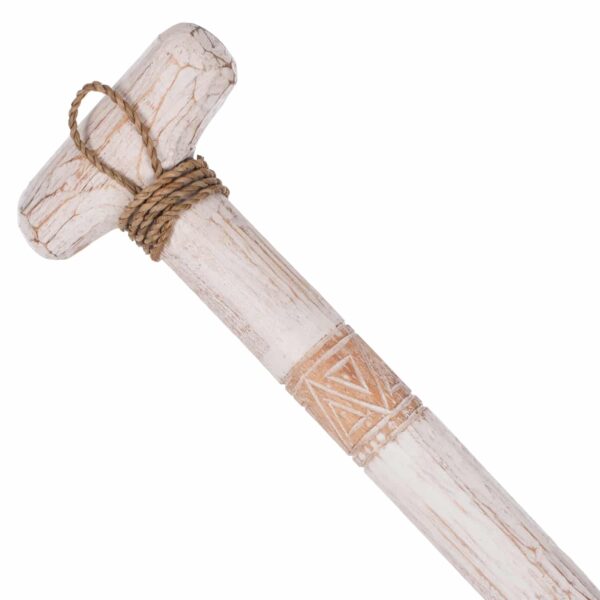 ΔΙΑΚΟΣΜΗΤΙΚΟ ΤΟΙΧΟΥ ΚΟΥΠΙ HM7709.02 ΑΠΟ ΜΑΣΙΦ ΞΥΛΟ ΑΛΜΠΑΣΙΑΣ ΛΕΥΚΟ 16,5x100 εκ. - Image 4