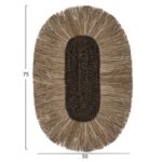 ΔΙΑΚΟΣΜΗΤΙΚΟ ΤΟΙΧΟΥ ΟΒΑΛ ΑΠΟ GRASS ΚΑΙ ΙΝΕΣ ΑΜΠΑΚΑ ΣΕ ΧΡΩΜΑ ΦΥΣΙΚΟ 50x5x75Yεκ.HM7794 - Image 2