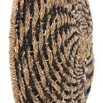 ΔΙΑΚΟΣΜΗΤΙΚΟ ΤΟΙΧΟΥ ΣΤΡΟΓΓΥΛΟ HM7830.02 ΣΠΙΡΑΛ ΟΨΗ-SEAGRASS ΣΕ ΜΑΥΡΟ-ΦΥΣΙΚΟ Φ61x3εκ. - Image 5