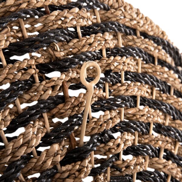 ΔΙΑΚΟΣΜΗΤΙΚΟ ΤΟΙΧΟΥ ΣΤΡΟΓΓΥΛΟ HM7830.02 ΣΠΙΡΑΛ ΟΨΗ-SEAGRASS ΣΕ ΜΑΥΡΟ-ΦΥΣΙΚΟ Φ61x3εκ. - Image 6