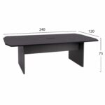 ΕΠΑΓΓΕΛΜΑΤΙΚΟ ΓΡΑΦΕΙΟ ΣΥΝΕΔΡΙΑΣΕΩΝ ROSEWOOD 240Χ120Χ75 HM2103.01 - Image 2