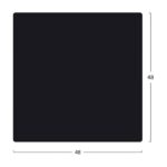 ΕΠΙΦΑΝΕΙΑ ΤΡΑΠΕΖΙΟΥ COMPACT HPL 48X48 ΜΑΥΡΟ ΜΑΤ HM5160.63 - Image 2