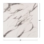 ΕΠΙΦΑΝΕΙΑ ΤΡΑΠΕΖΙΟΥ HPL HM5837.11 MARBLE WHITE-GREY 60x60 εκ. ΠΑΧΟΥΣ 12mm. - Image 2