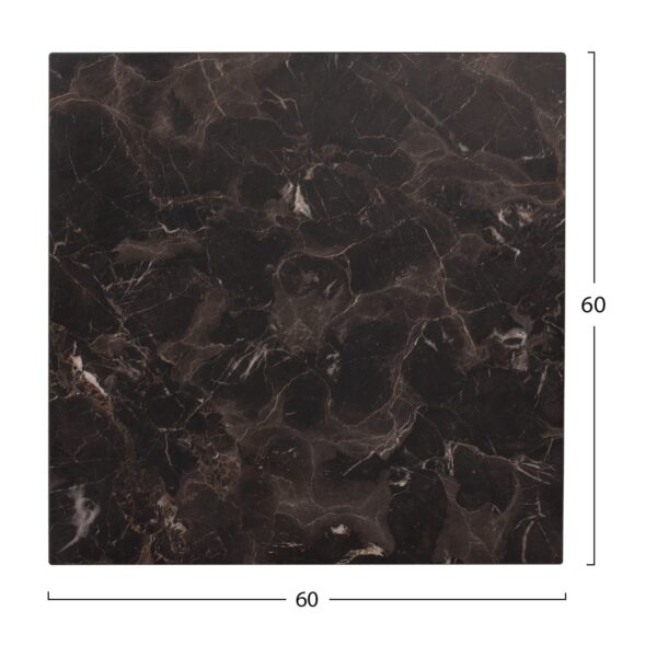 ΕΠΙΦΑΝΕΙΑ ΤΡΑΠΕΖΙΟΥ HPL HM5837.14 BROWN MARBLE 60x60 εκ. ΠΑΧΟΥΣ 12mm. - Image 2