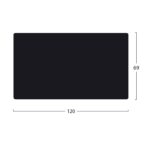 ΕΠΙΦΑΝΕΙΑ ΤΡΑΠΕΖΙΟΥ HPL HM5840.01 ΜΑΥΡΗ 120x69 εκ. ΠΑΧΟΥΣ 12mm. - Image 2