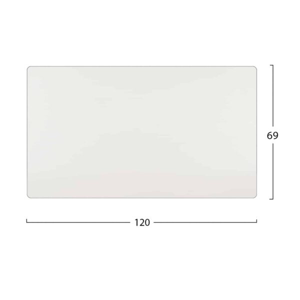 ΕΠΙΦΑΝΕΙΑ ΤΡΑΠΕΖΙΟΥ HPL HM5840.02 ΛΕΥΚΗ 120X69 εκ. ΠΑΧΟΥΣ 12mm. - Image 2