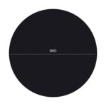 ΕΠΙΦΑΝΕΙΑ ΤΡΑΠΕΖΙΟΥ HPL HM5841.01 ΜΑΥΡΗ Φ60 εκ. ΠΑΧΟΥΣ 12mm. - Image 2