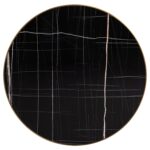 ΕΠΙΦΑΝΕΙΑ ΤΡΑΠΕΖΙΟΥ (ΚΑΠΑΚΙ) ΣΤΡΟΓΓΥΛΗ HPL BLACK MARBLE 5175 12mm Φ65 HM11699.66