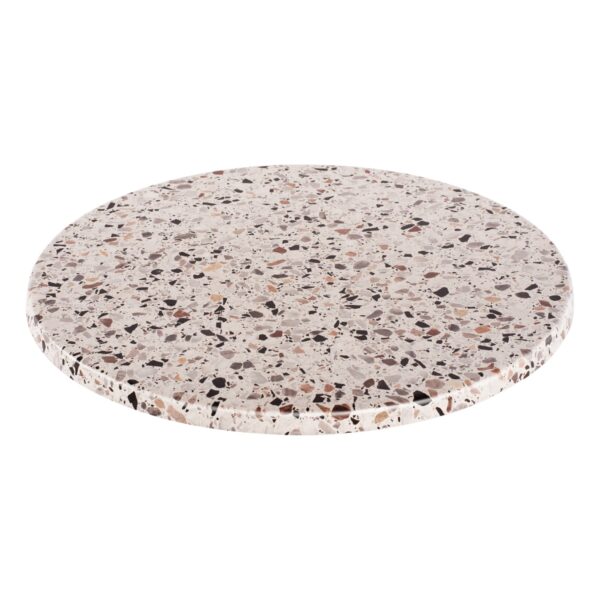 ΕΠΙΦΑΝΕΙΑ ΤΡΑΠΕΖΙΟΥ ΣΤΡΟΓΓΥΛΗ Φ60Χ2.5εκ. 5766 WERZALIT TERRAZZO HM5227.16 - Image 3