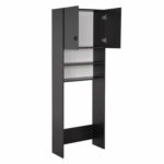 ΕΠΙΠΛΟ ΠΛΥΝΤΗΡΙΟΥ ΜΕ ΡΑΦΙΑ ΚΑΙ ΝΤΟΥΛΑΠΙ TERRY ΓΚΡΙ ΜΕΛΑΜΙΝΗ HM9122.13 64Χ29Χ181Υεκ. - Image 3