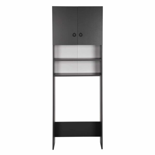 ΕΠΙΠΛΟ ΠΛΥΝΤΗΡΙΟΥ ΜΕ ΡΑΦΙΑ ΚΑΙ ΝΤΟΥΛΑΠΙ TERRY ΓΚΡΙ ΜΕΛΑΜΙΝΗ HM9122.13 64Χ29Χ181Υεκ. - Image 4