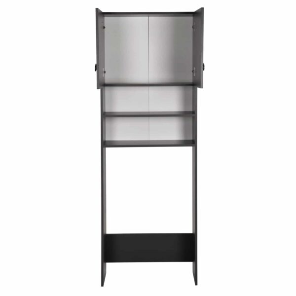 ΕΠΙΠΛΟ ΠΛΥΝΤΗΡΙΟΥ ΜΕ ΡΑΦΙΑ ΚΑΙ ΝΤΟΥΛΑΠΙ TERRY ΓΚΡΙ ΜΕΛΑΜΙΝΗ HM9122.13 64Χ29Χ181Υεκ. - Image 5