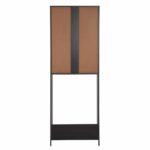 ΕΠΙΠΛΟ ΠΛΥΝΤΗΡΙΟΥ ΜΕ ΡΑΦΙΑ ΚΑΙ ΝΤΟΥΛΑΠΙ TERRY ΓΚΡΙ ΜΕΛΑΜΙΝΗ HM9122.13 64Χ29Χ181Υεκ. - Image 6