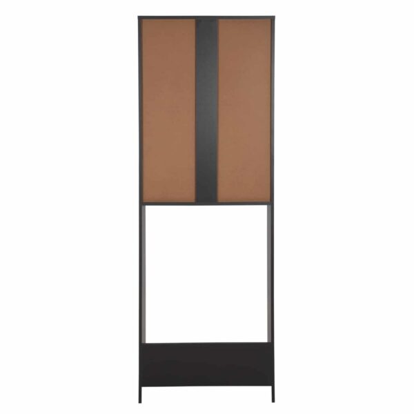 ΕΠΙΠΛΟ ΠΛΥΝΤΗΡΙΟΥ ΜΕ ΡΑΦΙΑ ΚΑΙ ΝΤΟΥΛΑΠΙ TERRY ΓΚΡΙ ΜΕΛΑΜΙΝΗ HM9122.13 64Χ29Χ181Υεκ. - Image 6