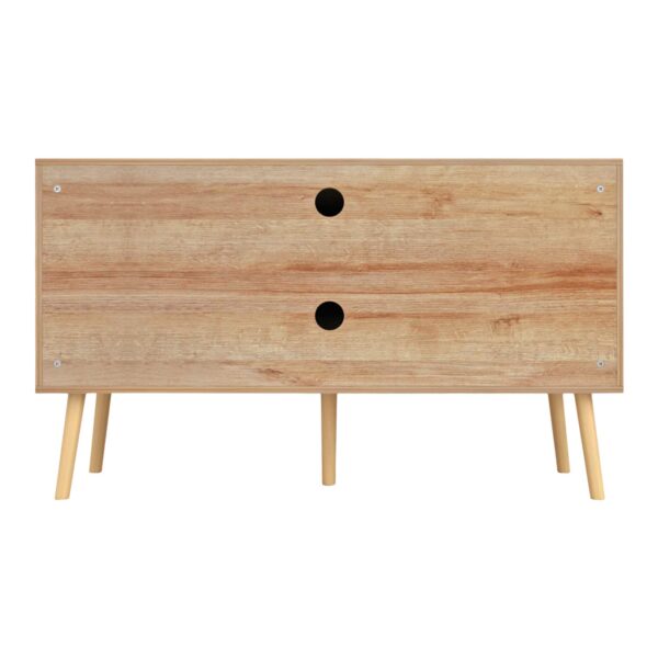 ΕΠΙΠΛΟ TV ΜΕΛΑΜΙΝΗΣ COLM ΜΕ ΠΟΡΤΕΣ RATTAN HM9223.11 ΣΕ ΧΡΩΜΑ ΦΥΣΙΚΟ 120x39x56,5Υεκ. - Image 5