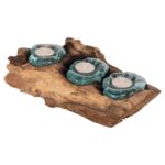 ΕΠΙΤΡΑΠΕΖΙΟ ΔΙΑΚΟΣΜΗΤΙΚΟ ΓΙΑ ΚΕΡΙΑ 3 ΘΕΣΕΩΝ HM4282 ΜΑΣΙΦ ΞΥΛΟ ΤΕΑΚ & ΓΥΑΛΙ-ΦΥΣΙΚΟ