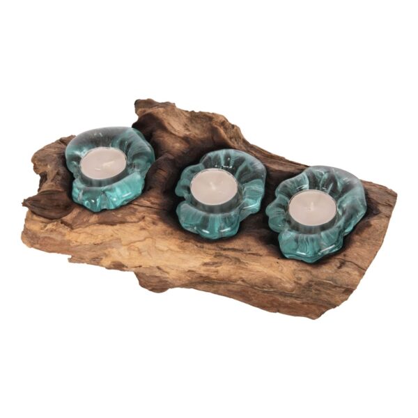 ΕΠΙΤΡΑΠΕΖΙΟ ΔΙΑΚΟΣΜΗΤΙΚΟ ΓΙΑ ΚΕΡΙΑ 3 ΘΕΣΕΩΝ HM4282 ΜΑΣΙΦ ΞΥΛΟ ΤΕΑΚ & ΓΥΑΛΙ-ΦΥΣΙΚΟ - Image 5