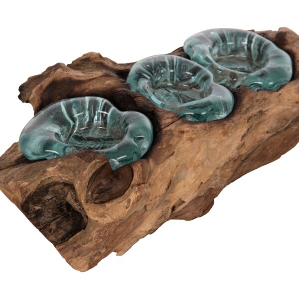 ΕΠΙΤΡΑΠΕΖΙΟ ΔΙΑΚΟΣΜΗΤΙΚΟ ΓΙΑ ΚΕΡΙΑ 3 ΘΕΣΕΩΝ HM4282 ΜΑΣΙΦ ΞΥΛΟ ΤΕΑΚ & ΓΥΑΛΙ-ΦΥΣΙΚΟ - Image 6