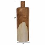 ΕΠΙΤΡΑΠΕΖΙΟ ΔΙΑΚΟΣΜΗΤΙΚΟ ΜΑΣΙΦ ΞΥΛΟ TIK ΦΥΣΙΚΟ 10X10X34EK. HM7722 - Image 2