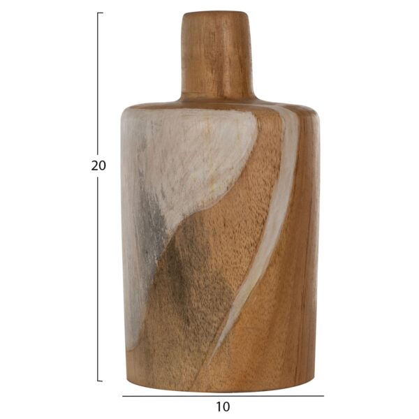 ΕΠΙΤΡΑΠΕΖΙΟ ΔΙΑΚΟΣΜΗΤΙΚΟ ΜΑΣΙΦ ΞΥΛΟ TIK ΦΥΣΙΚΟ 10X10X34EK. HM7722 - Image 4