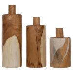 ΕΠΙΤΡΑΠΕΖΙΟ ΔΙΑΚΟΣΜΗΤΙΚΟ ΜΑΣΙΦ ΞΥΛΟ TIK ΦΥΣΙΚΟ 10X10X34EK. HM7722 - Image 5