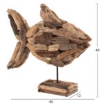 ΕΠΙΤΡΑΠΕΖΙΟ ΔΙΑΚΟΣΜΗΤΙΚΟ ΨΑΡΙ HM4271 DRIFTWOOD ΣΕ ΦΥΣΙΚΟ 40x12x40Υ εκ. - Image 2