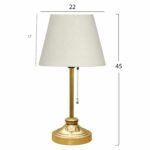 ΦΩΤΙΣΤΙΚΟ ΕΠΙΤΡΑΠΕΖΙΟ HM7592.02 ΕΚΡΟΥ-ΧΡΥΣΟ - Image 2