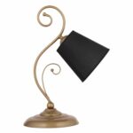 ΦΩΤΙΣΤΙΚΟ ΕΠΙΤΡΑΠΕΖΙΟ ΜΑΤΕΛΛΙΚΟ ΧΡΥΣΟ ΜΕ ΜΑΥΡΟ ΚΑΠΕΛΟ HM7568.02 21x47Υ εκ. - Image 3