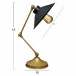 ΦΩΤΙΣΤΙΚΟ ΕΠΙΤΡΑΠΕΖΙΟ ΜΕΤΑΛΛΙΚΟ ΧΡΥΣΟ HM7588.01 - Image 2