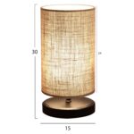 ΦΩΤΙΣΤΙΚΟ ΕΠΙΤΡΑΠΕΖΙΟ ΜΑΥΡΟ ΜΕ ΜΠΕΖ HM7595.01 15Χ30εκ. - Image 2