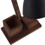 ΦΩΤΙΣΤΙΚΟ ΓΡΑΦΕΙΟΥ ΞΥΛΙΝΟ ΚΑΡΥΔΙ ΜΕ ΜΑΥΡΟ ΚΑΠΕΛΟ 23x35x50Υεκ.HM7702.01 - Image 6