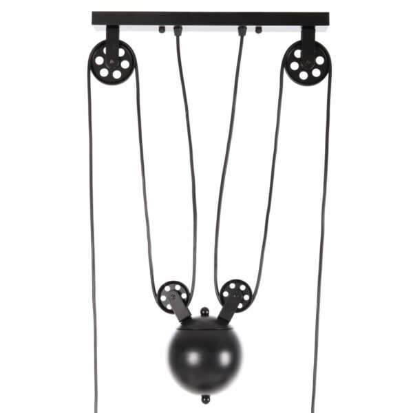 ΦΩΤΙΣΤΙΚΟ ΟΡΟΦΗΣ 3-ΦΩΤΟ HM4120 ΜΕΤΑΛΛΟ ΣΕ ΜΑΥΡΟ ΧΡΩΜΑ 91x91x95,5Υεκ - Image 5