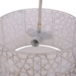 ΦΩΤΙΣΤΙΚΟ ΟΡΟΦΗΣ ΑΣΠΡΟ ΚΑΠΕΛΟ ΜΕ ΦΟΥΝΤΑ ΚΑΙ ΧΡΥΣΕΣ ΛΕΠΤΟΜΕΡΕΙΕΣ Φ40x90Yεκ.HM7647.02 - Image 5