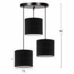 ΦΩΤΙΣΤΙΚΟ ΟΡΟΦΗΣ HM7622.02 ΜΑΥΡΟ - Image 2