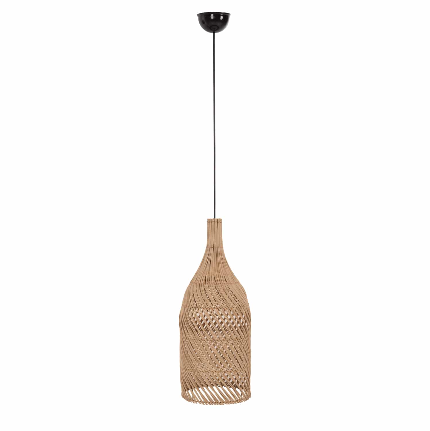 HM7883 ΦΩΤΙΣΤΙΚΟ ΟΡΟΦΗΣ HM7883 ΚΡΕΜΑΣΤΟ ΑΠΟ RATTAN ΣΕ ΦΥΣΙΚΟ ΧΡΩΜΑ Φ34,5x178Υεκ. - Image 1