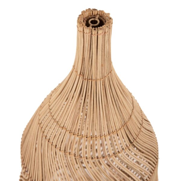 ΦΩΤΙΣΤΙΚΟ ΟΡΟΦΗΣ THEON HM7888 ΚΡΕΜΑΣΤΟ ΑΠΟ RATTAN ΣΕ ΦΥΣΙΚΟ ΧΡΩΜΑ Φ22x148Υ εκ. - Image 4