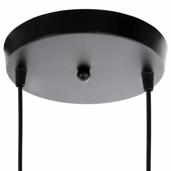 ΦΩΤΙΣΤΙΚΟ ΟΡΟΦΗΣ ΚΡΕΜΑΣΤΟ HM4035 2 ΚΥΒΟΙ ΜΑΥΡΟ ΜΕΤΑΛΛΟ Φ18x130Yεκ. - Image 6