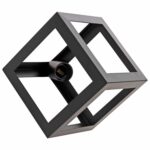 ΦΩΤΙΣΤΙΚΟ ΟΡΟΦΗΣ ΚΡΕΜΑΣΤΟ HM4036 3 ΚΥΒΟΙ ΜΑΥΡΟ ΜΕΤΑΛΛΟ Φ23x122Yεκ. - Image 5