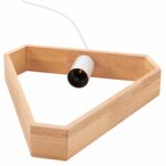 ΦΩΤΙΣΤΙΚΟ ΟΡΟΦΗΣ ΚΡΕΜΑΣΤΟ HM4069 ΤΡΙΓΩΝΟ ΞΥΛΙΝΟ-ΛΕΥΚΟ ΚΑΛΩΔΙΟ 25x28,5x126,5Υεκ. - Image 5