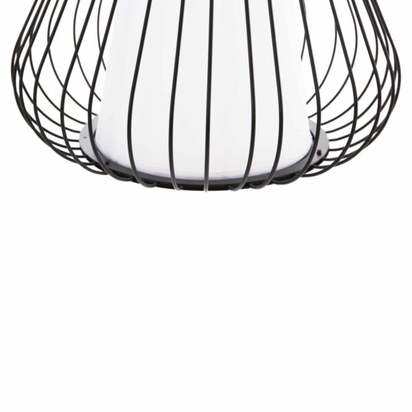 ΦΩΤΙΣΤΙΚΟ ΟΡΟΦΗΣ ΚΡΕΜΑΣΤΟ HM4074 ΜΕΤΑΛΛΙΚΟ ΜΑΥΡΟ ΚΑΠΕΛΟ Φ33x43-141Yεκ. - Image 4