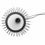 ΦΩΤΙΣΤΙΚΟ ΟΡΟΦΗΣ ΚΡΕΜΑΣΤΟ HM4074 ΜΕΤΑΛΛΙΚΟ ΜΑΥΡΟ ΚΑΠΕΛΟ Φ33x43-141Yεκ. - Image 6