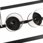 ΦΩΤΙΣΤΙΚΟ ΟΡΟΦΗΣ ΚΡΕΜΑΣΤΟ HM4082 ΜΑΥΡΟ ΜΕΤΑΛΛΟ ΚΑΙ ΓΥΑΛΙ 80x25x23,5-85Yεκ. - Image 5