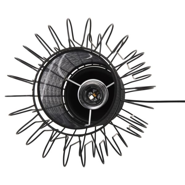 ΦΩΤΙΣΤΙΚΟ ΟΡΟΦΗΣ ΚΡΕΜΑΣΤΟ HM4087 ΜΑΥΡΟ ΜΕΤΑΛΛΟ-ΛΕΥΚΟ ΥΦΑΣΜΑ Φ24x130Υεκ. - Image 6